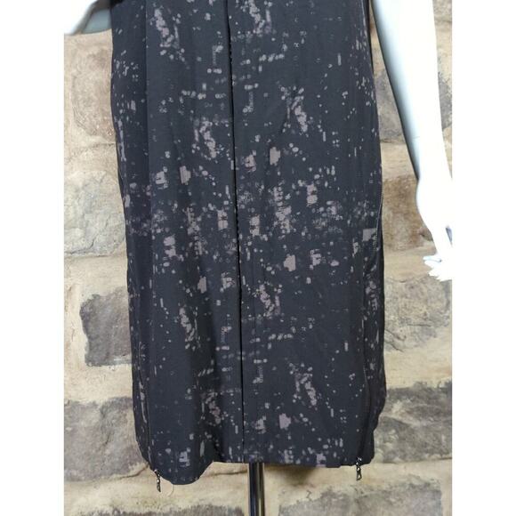 Elie Tahari For‎ Design Nation Dress Woman's XL Black Gray Zipper Accents Boxy - Picture 4 of 12